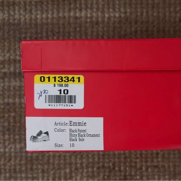 Wishbone Emmie Platform Black Patent Loafers - Picture 4 of 4